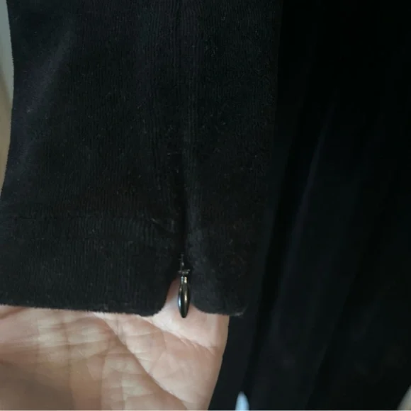 ME+EM Perfect Simplicity Stretch Velvet Black Maxi Dress | Sz 10 - Picture 12 of 15